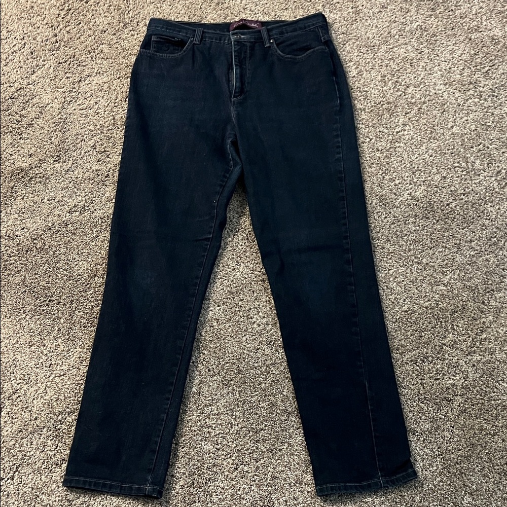 Gloria Vanderbilt Women's Straight Leg Jeans - Dark Blue